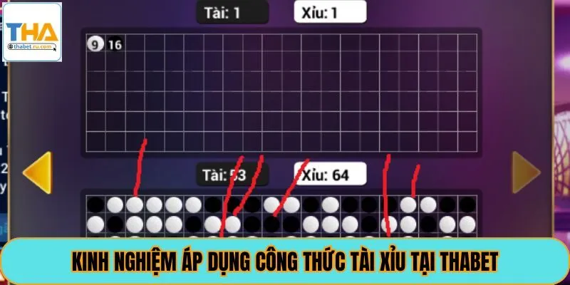 Kinh nghiệm áp dụng công thức tài xỉu tại thabet